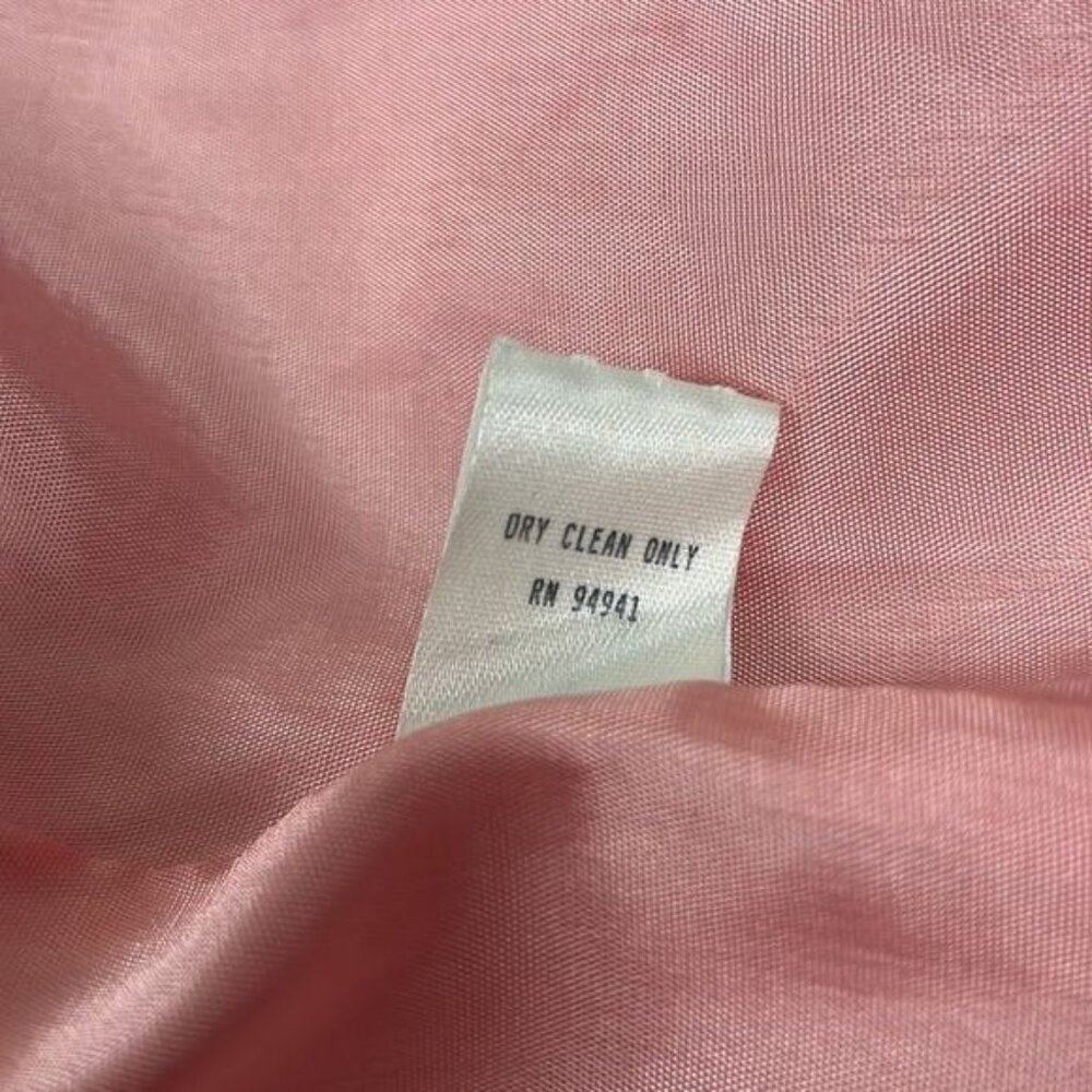 Vintage Pink Shawl Collar Blazer Jacket - Picture 9 of 10